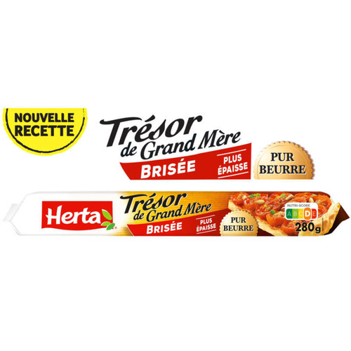 Herta Trésor de Grand-Mère Pâte Brisée pur beurre 280g