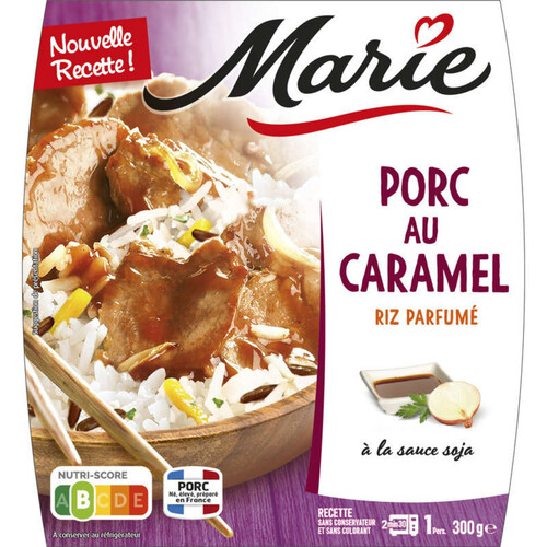 Marie Porc au caramel, riz parfumé 300g