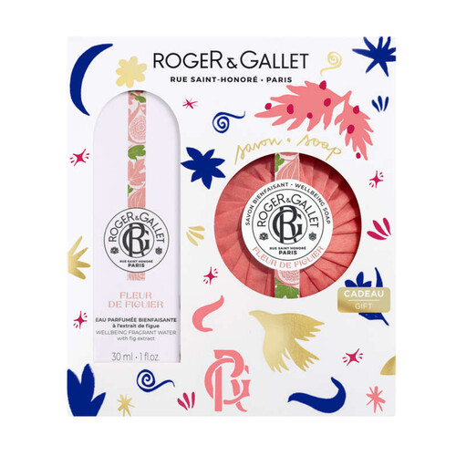 Roger & Gallet Coffret Eau Parfumée Bienfaisante Fleur de Figuier et son savon