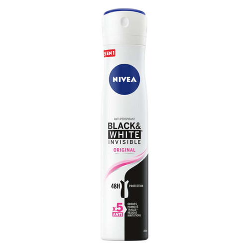 Nivea Anti-Transpirant Black And White 48H 200Ml
