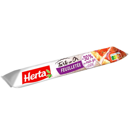 Herta Tarte en Or Pâte Feuilleté -30% de Matière Grasse 230g