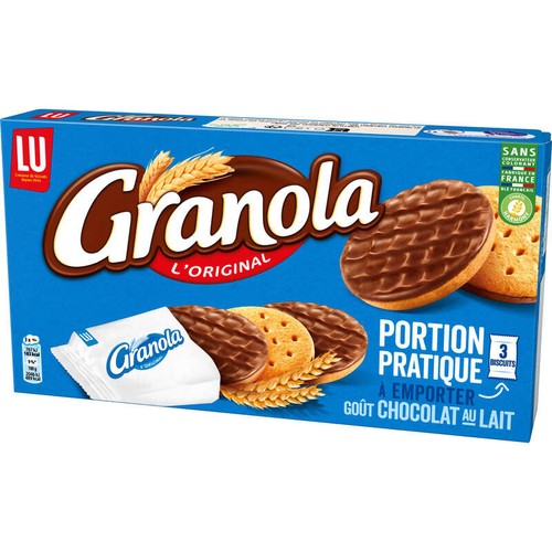 Granola Sablés nappés au Chocolat au Lait 225g