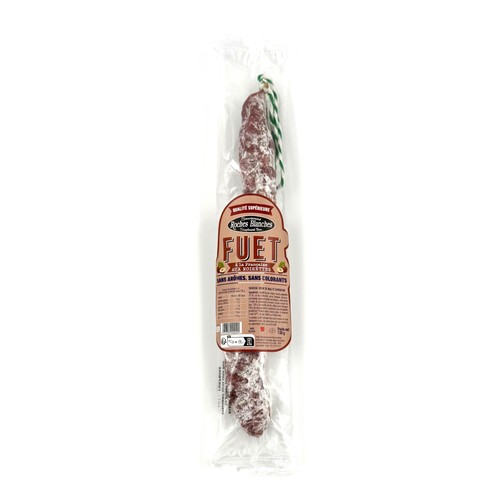 Les Roches blanches fuet à la Français aux Noisettes 130g