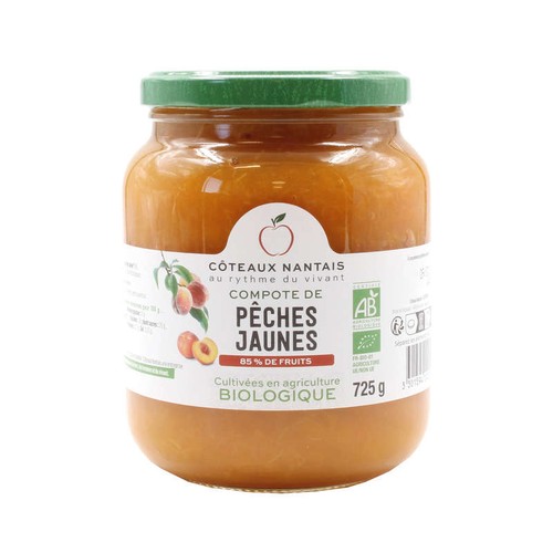 [Par Naturalia] Coteaux Nantais Compote De Pêche Bio 725g