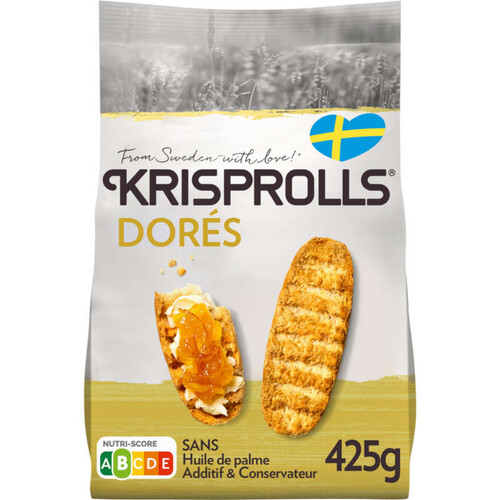 Krisprolls Petits Pains Grillés Suédois Dorés 425g