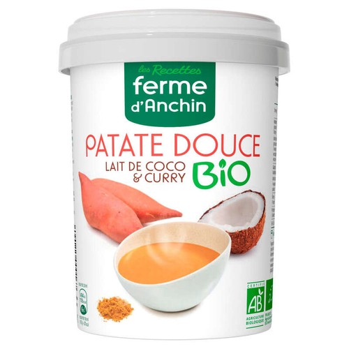 Ferme d'Anchin Soupe  Patate Douce Coco Curry Bio 500ml