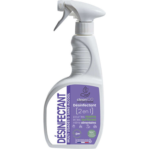 Spray désinfectant mains et surfaces - 750 ml