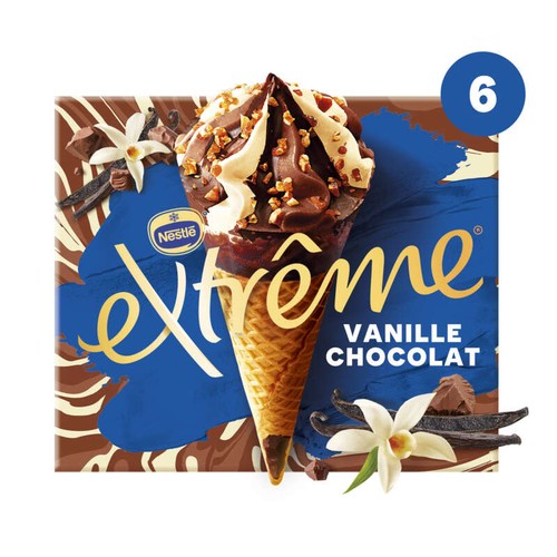 Nestlé Extrême Vanille Chocolat x6 444g