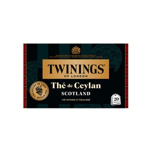 Twinings Thé de Ceylan Scotland 20 Sachets 40g