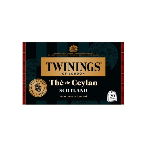 Twinings Thé de Ceylan Scotland 20 Sachets 40g