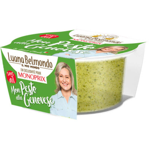 Luana Belmondo x Monoprix Pesto Alla Genovese Sans Ail 130g