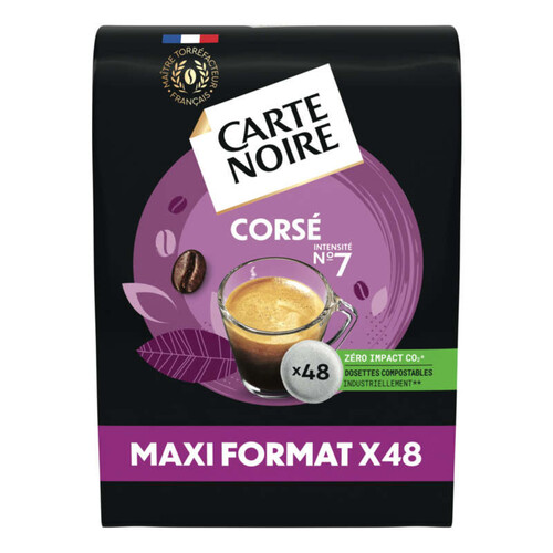 Carte Noir Café Corsé, Maxi Format 48 Dosettes, 336G