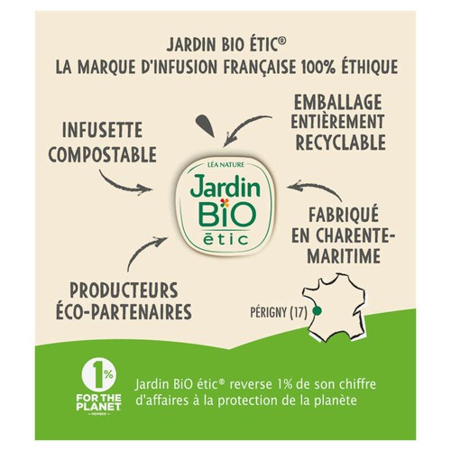 Jardin Bio Infusion verveine citronnée en sachets x20 280g