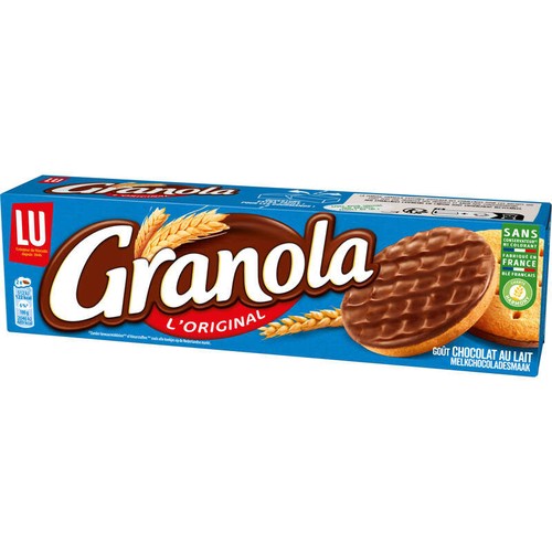 Granola Sablés nappés au Chocolat au Lait 200g - Monoprix Courses