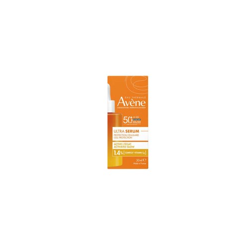 Avène Eau Thermale Ultra Sérum SPF50+ Soin solaire activant l’éclat 30ml