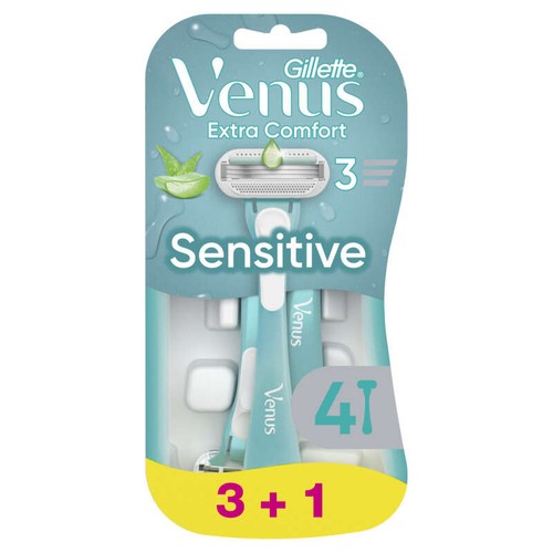 Gillette Venus Sensitive Rasoir Jetable pour femme 3+1 Gratuit