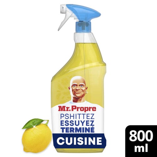 Mr. Propre Spray Dégraissant Et Nettoyant Cuisine Citron 800ml