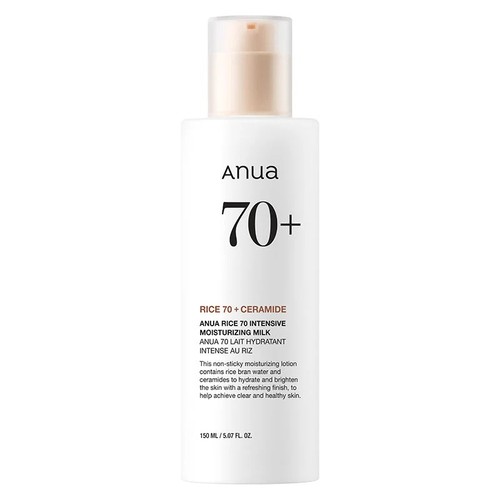Anua 70+ Lait hydratant intense au riz 150ml