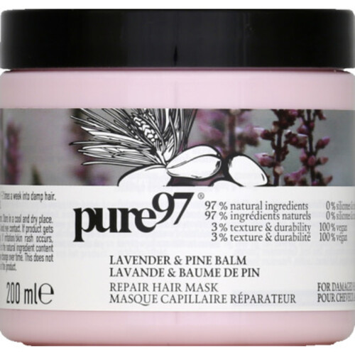 Pure97 Masque Capillaire à la lavande et au sapin 200ml