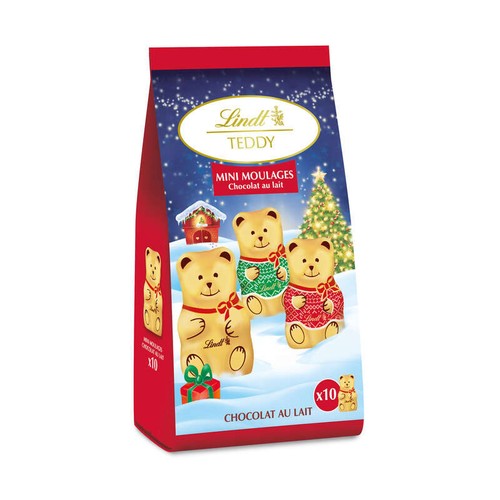 Lindt Teddy Mini moulage Chocolat au lait 118g