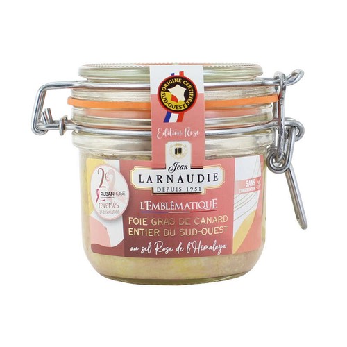 Jean Larnaudie "l'emblématique" Foie Gras de Canard Entier du sud-ouest bocal 125g