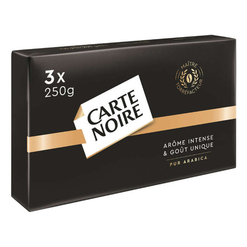 Carte Noire Café Moulu Arôme Intense 3 x 250g