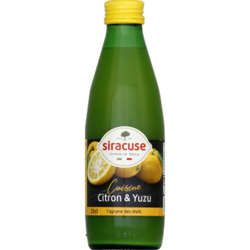Siracuse Jus Citron et Yuzu 25cl