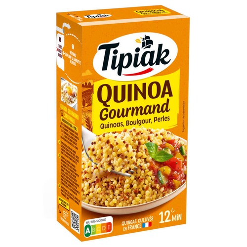 Tipiak Quinoa Gourmand 3 Quinoas & Blé Tendre 400g