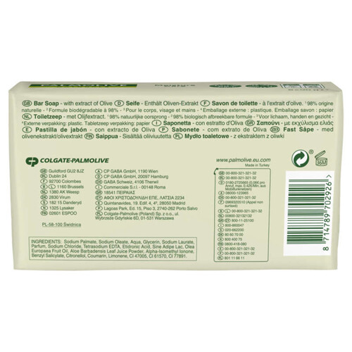 Palmolive Savon solide Naturals Olives 6x90g