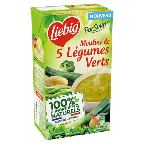 Liebig Mouliné de 5 Légumes Verts 1L