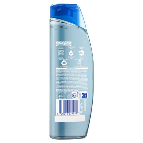 Head & Shoulders pure intense shampooing itchy scalp 250ml