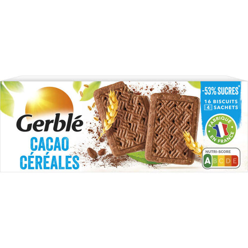 Gerblé Biscuit Cacao Céréal 160g