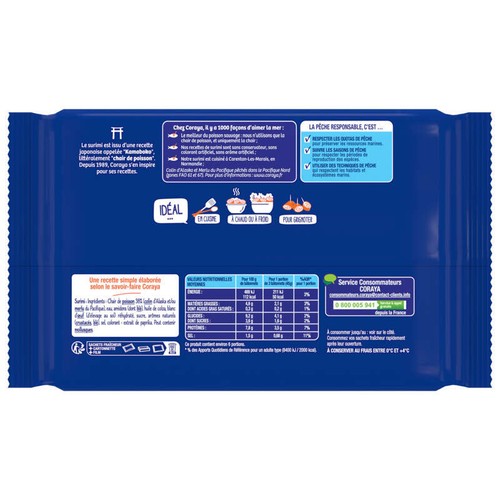 Coraya Bâtonnets de Surimi l'Original *18 270g
