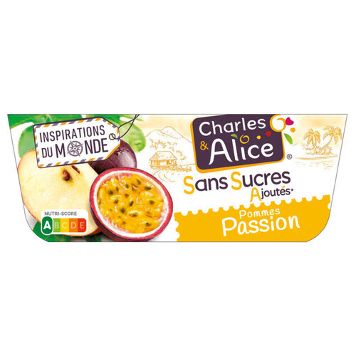 Charles & Alice dessert Pomme/Passion 4x97g