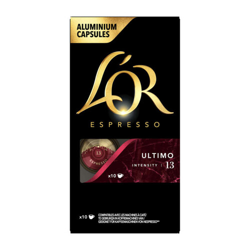 l'Or espresso ultimo café en capsules x 10 - 52 g