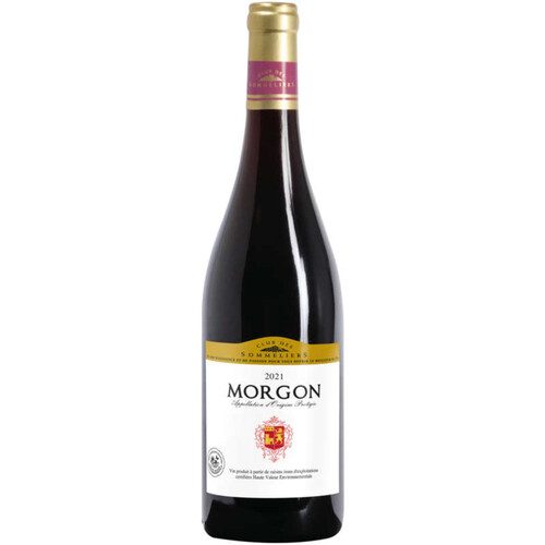 Club Des Sommeliers Morgon - Beaujolais - Vin rouge - 75cl