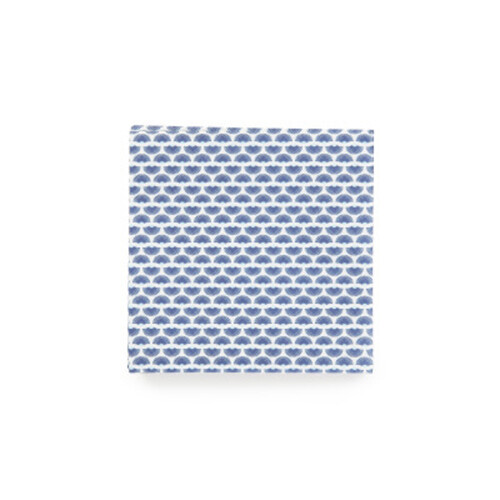 Monoprix Maison 20 Serviettes, Motif Géométrique, 33X33Cm, Bleu Marine