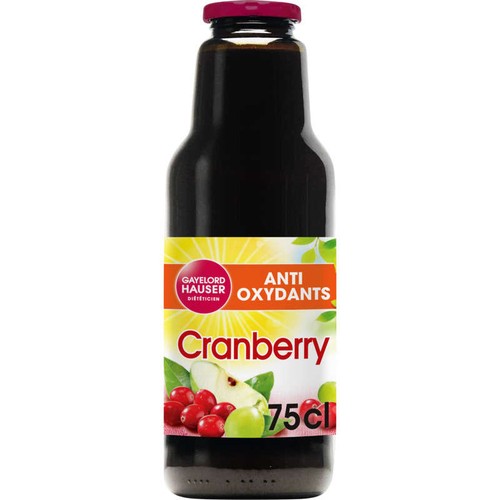 Gayelord Hauser Jus De Cranberry, Anti-Oxydant 75cl