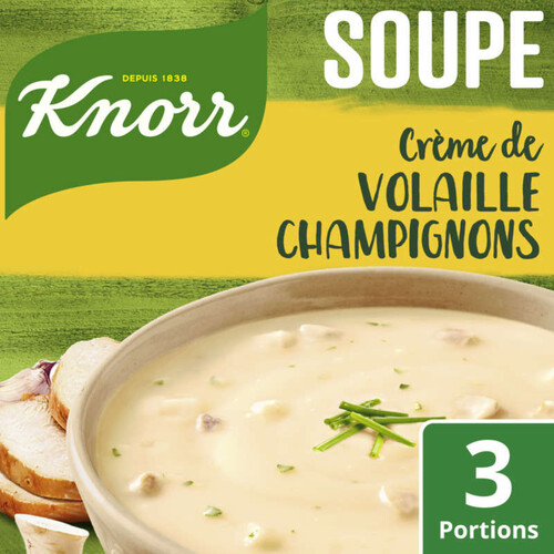 Knorr Soupe Crème de Volaille et Champignons 75g 3 Portions