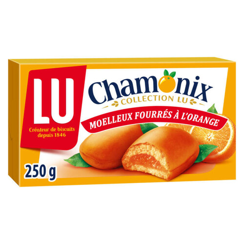 Lu Chamonix Biscuits fourrés à l'Orange 250g