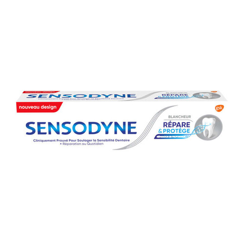 Sensodyne Dentifrice Blancheur Répare & Protège 75Ml