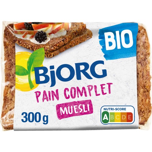 Bjorg Pain Complet Bio Au Muesli 300g
