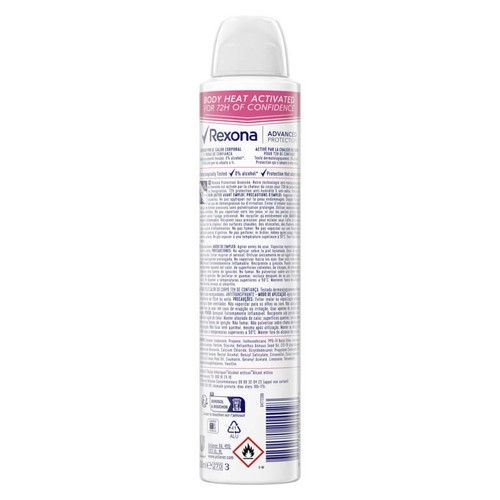 Rexona Déodorant Femme Spray Anti-Transpirant 72H Bright Bouquet 200Ml