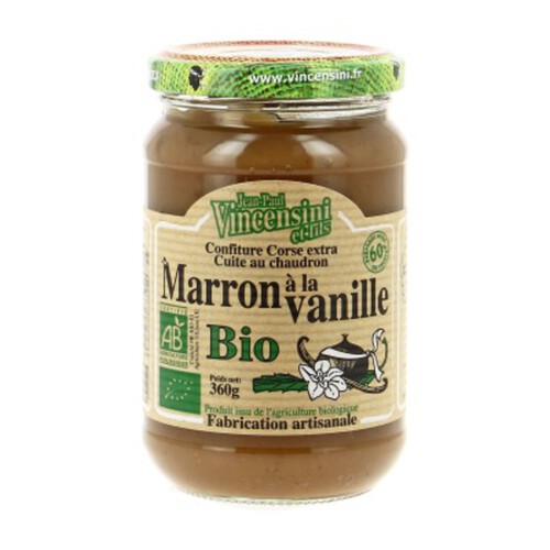[Par Naturalia] Castagna Di Vallerus Crème de Marron à la Vanille Bio 370g