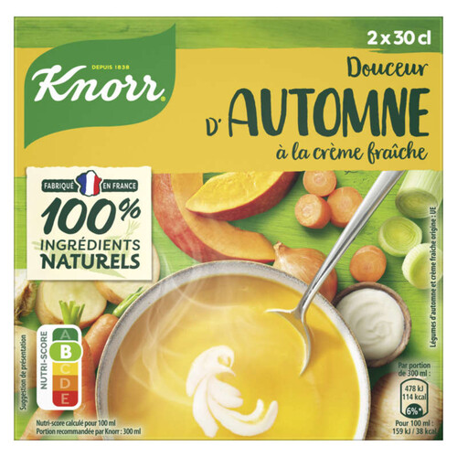 Knorr Soupe Douceur d’Automne à la Crème Fraîche 600ml