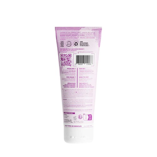 Énergie Fruit Coco curl gelée définition sans silicone - cheveux boucles - Huile de coco Bio
