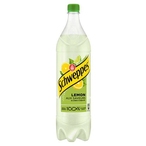 SCHWEPPES Lemon Soda aux saveurs de 4 citrons 1,5L