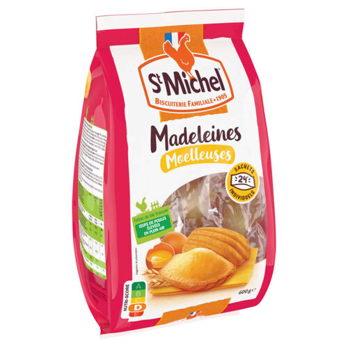 St Michel 24 Madeleines individuelles 600 g
