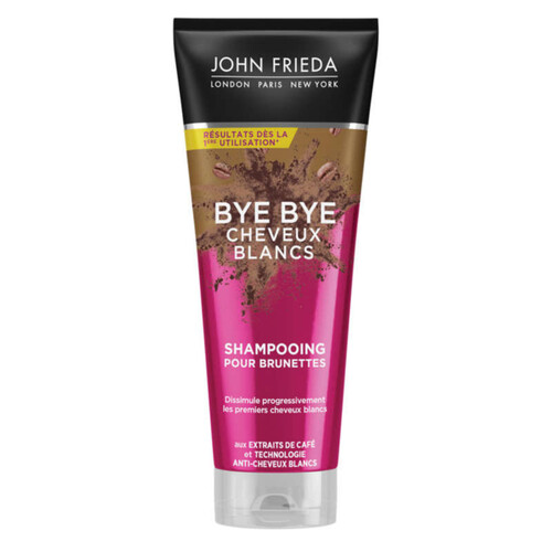 John Frieda Bye Bye Cheveux Blancs Shampooing Pour Brunettes 250ml