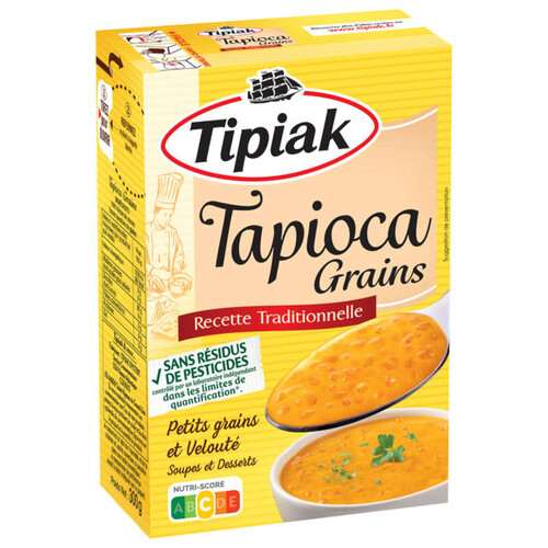 Tipiak Topioca Grains Recette Traditionnelle 300 G